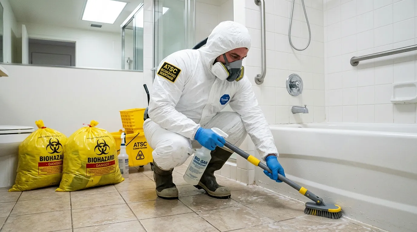 Decontamination equipment deployed for Blood Cleanup in Calabasas